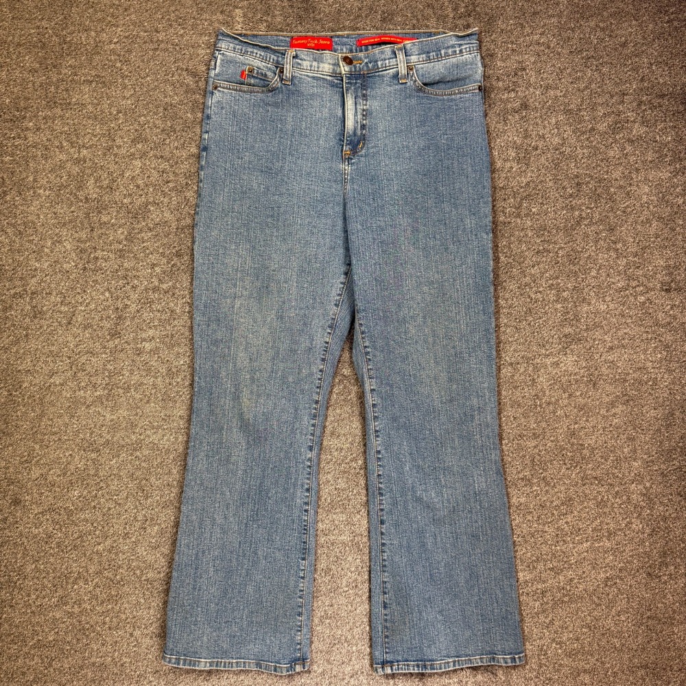 NYDJ Tummy Tuck‎ Jeans Womens 10 Blue Denim Straight Leg Medium Wash Slimming